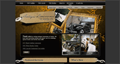 Desktop Screenshot of antiquelimosaustin.com